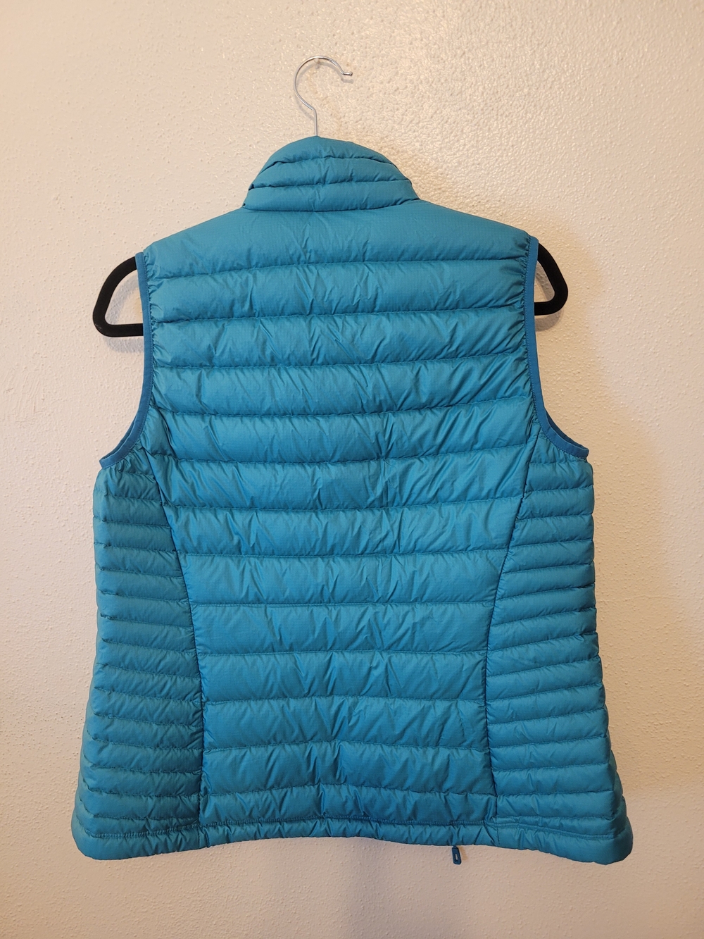 Patagonia Women's Down Sweater Vest Aqua Blue 800 Fill Puffer Full Zip Medium - Picture 5 of 8